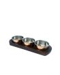 Katori Base With x3 Copper/Steel Katori Bowls - Full Set