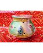 Decorated Clay Garba - Large