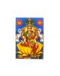 Laminated Sticker Of Goddess Laxmi