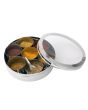 Stainless Steel Spice Box (Masala Dabba) with Clear Lid Size 12