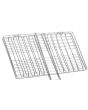 BBQ  Rectangle Rack - Medium Light Wooden Handle 