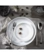 Corelle Mystic Gray 18pc, including 6 sets of each: 26cm dinner plates, 17cm bread plates, and 532ml soup/cereal bowls.