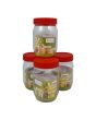 Sunpet 300 ml Red Top Plastic Food Storage Jars Canisters (4 Pack)