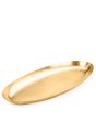 Oval Vintage Brass Effect Deluxe Platter - Large