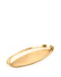 Oval Vintage Brass Effect Deluxe Platter - Small