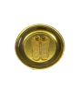 Paduka On Plate - Brass Colour 