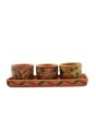 Clay Pickle Set (3 Compartment)