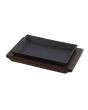 Sizzler - Iron Rectangle Dish With Wooden Base 25.5CM