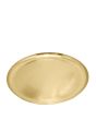 Round Vintage Brass Effect Deluxe Platter - 28cm