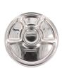 Stainless Steel 5 Compartment Round Plate