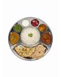 Stainless Steel Samosa Thali - 8 Compartments No-16