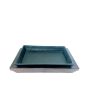 Sizzler - Iron Rectangle Dish With Wooden Base 25.5CM