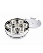Stainless Steel Spice Box (Masala Dabba) with SS Lid & Cover Size 14
