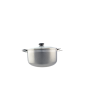 Grey Non-Stick Sauce Pot with Glass Lid – 22 cm