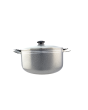 Grey Non-Stick Casserole with Glass Lid – 30 cm