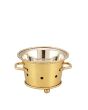 Brass Beaded Sigri warmer with stainless steel bowl 13cm