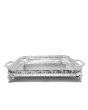 Large Rectangle Silver Tray