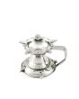 Traditional Stainless Steel Arti Divi No - 3 (with Handle) (Cotton Lamp)