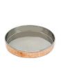 Copper steel hammered Thali 20cm