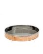 Copper steel hammered Thali 20cm