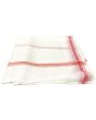 Pattu Cotton - White with Patterned Red Border