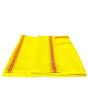 Pattu Cotton - Yellow with Patterned Red Border