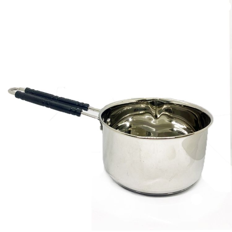 Stainless Steel Milk Pan with Pouring Lips Size 11 UK Popat Stores