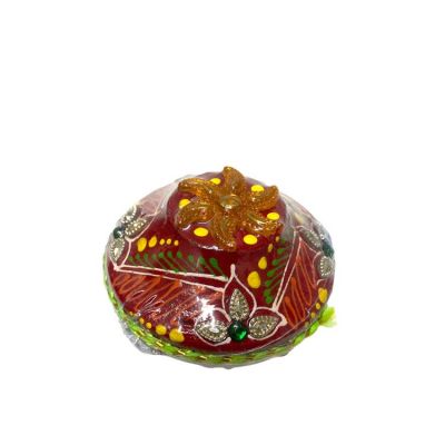 Decorative Sapatiya - Hand Painted With Gems
