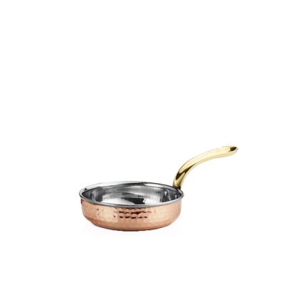 Copper Hammered Mini Shallow fry pan 12.5cm