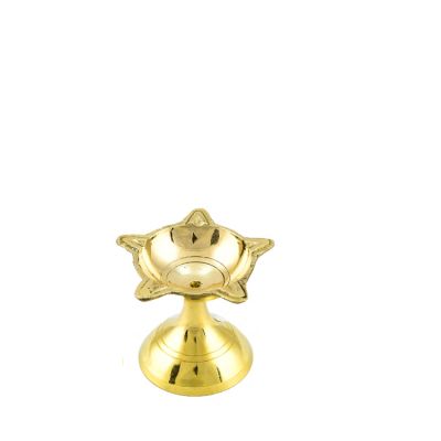Traditional Brass Poona Divi No 1 (Holds Up To 5 Cotton Lamps)