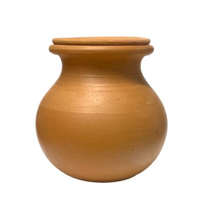 Clay Matla With Lid - No 2 For Religious Purpose