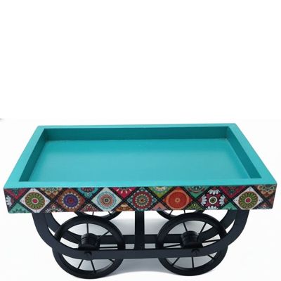 Wooden Thela Trolley Tray