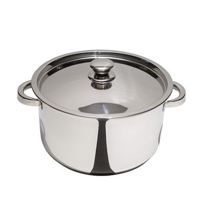 Zinel Stainless Steel Casserole Pan with Stainless Steel Lid, 20cm - 2.6L