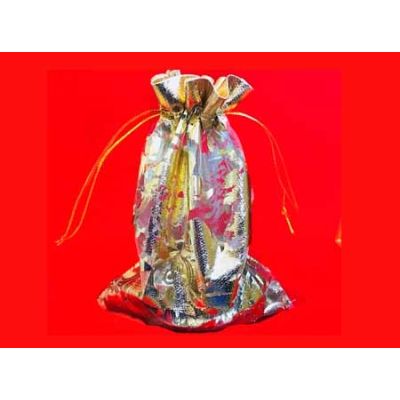 Printed Organza Gift Bag - Single - Size 20