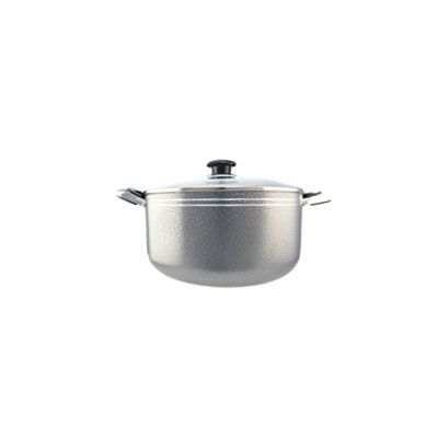 Grey Non-Stick Sauce Pot with Glass Lid – 22 cm