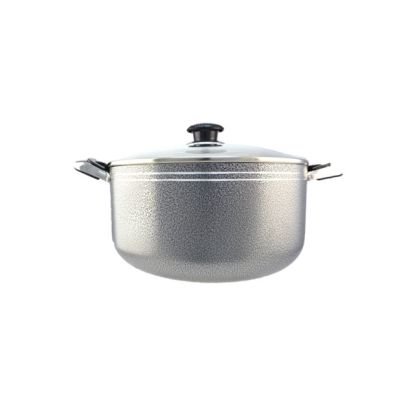 Grey Non-Stick Casserole with Glass Lid – 26 cm