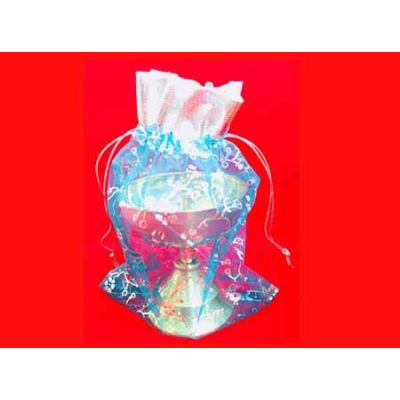 Printed Organza Gift Bag – Single – Size 30