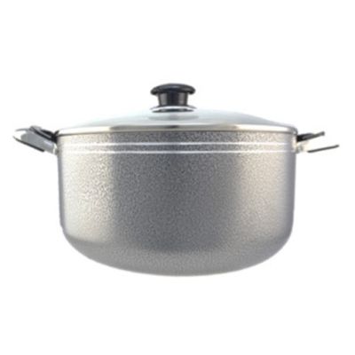 Grey Non-Stick Casserole with Glass Lid – 34 cm