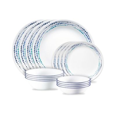 Corelle Ocean Blues 16pc Dinner Set