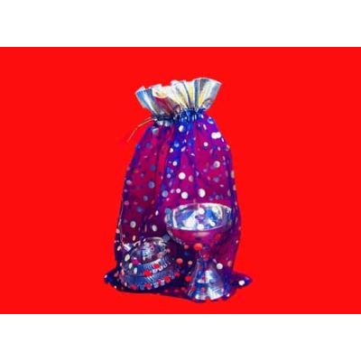 Printed Organza Gift Bag – Single – Size 50