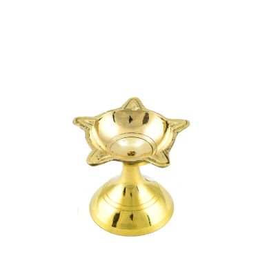 Traditional Brass Poona Divi No 5 (Holds Up To 5 Cotton Lamps)