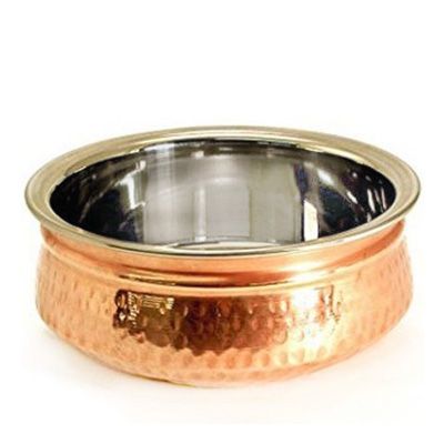 Copper Hammered Handi - No 5 - 20cm