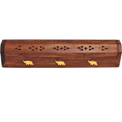 Wooden Agarbatti Box With Ash Catcher
