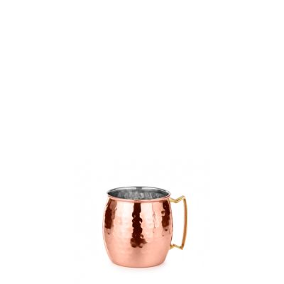 Copper Hammered Mug With Handle -70ml