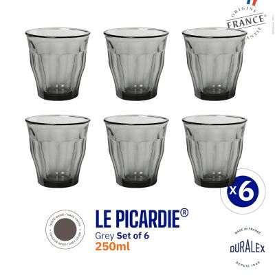 Duralex Glasses Picardie Tumbler 25cl (Pack Of 6) H