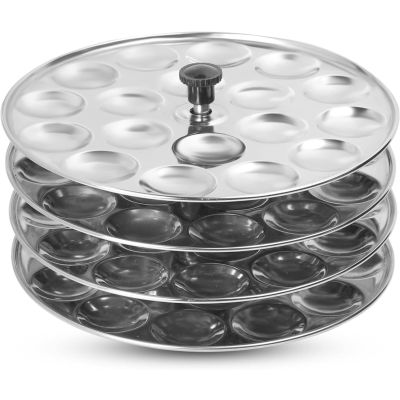 Stainless Steel Mini Idli Stand-4 Plates