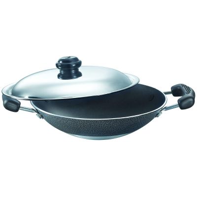 Non Stick Appam Pan 22cm with Lid