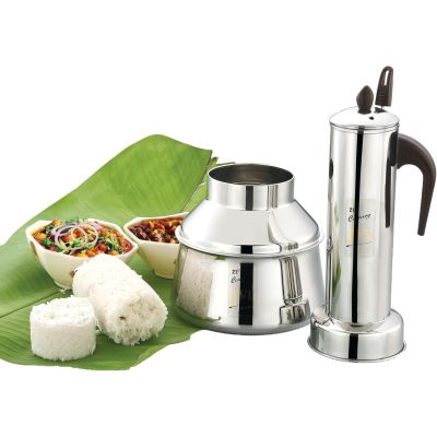 Stainless Steel Round Puttu Kudam Maker