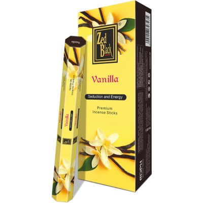 Zed Black Vanilla Incense Sticks (Pack of 6)