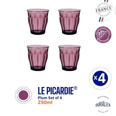 Duralex Glasses Picardie Tumbler 25cl (Pack Of 4)
